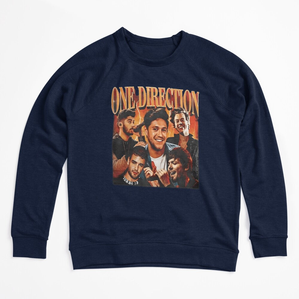 One Direction Retro Pop Collage Design Shirt