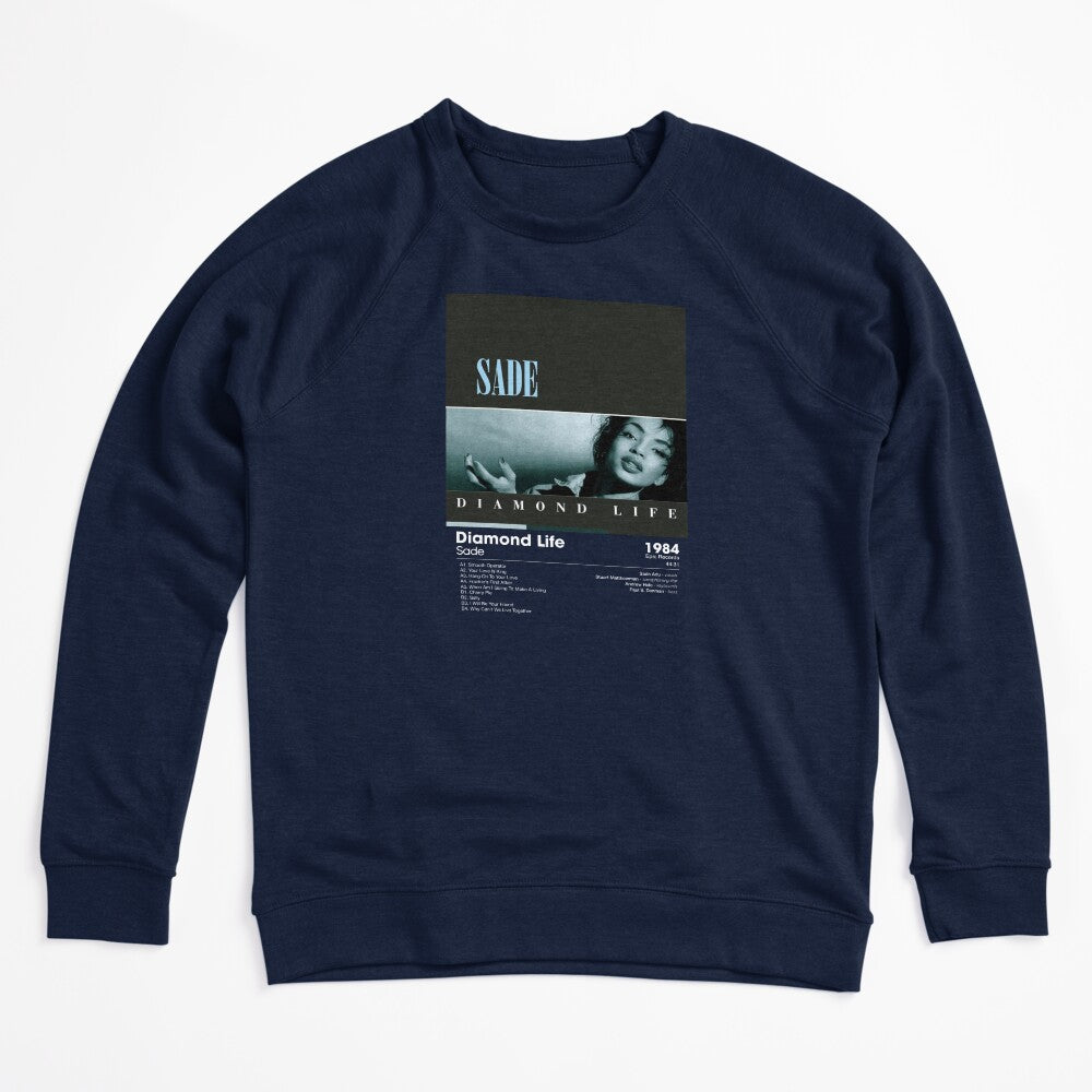 Sade - Diamond Life Album Card Dark Shirt