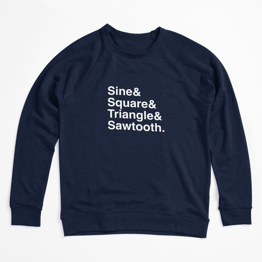 Sound Waveform - Synthesizer Music Ampersand & Text Shirt