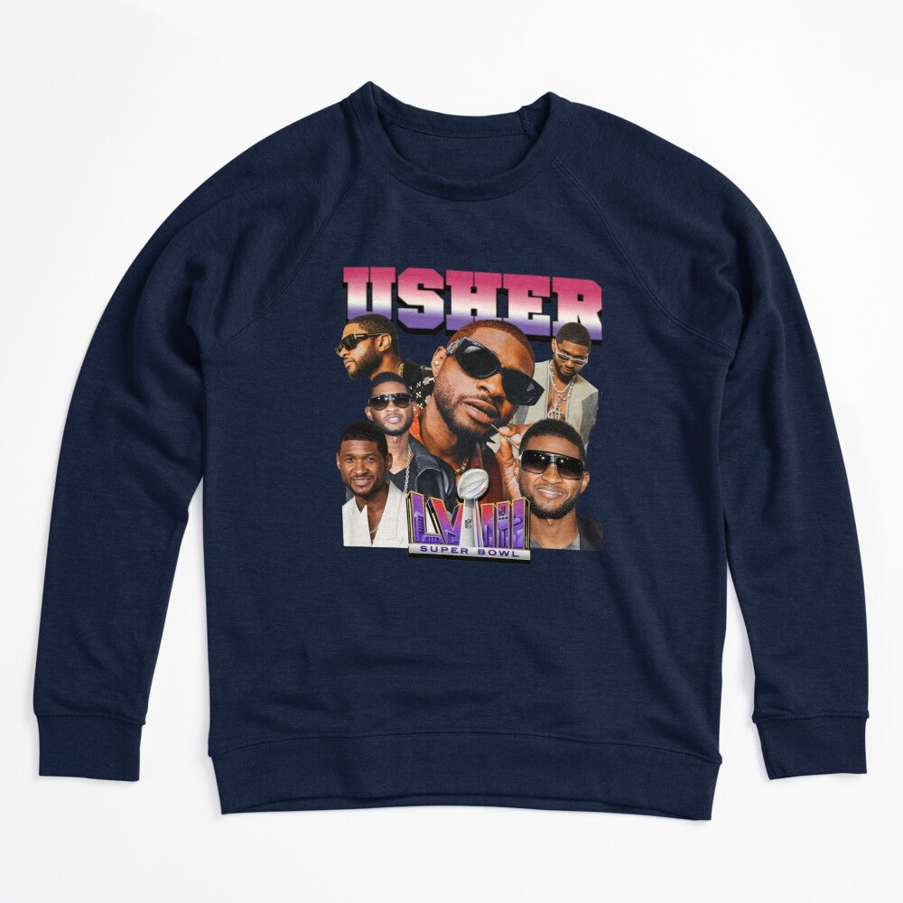 Usher Retro R&B Superstar Collage Design Shirt