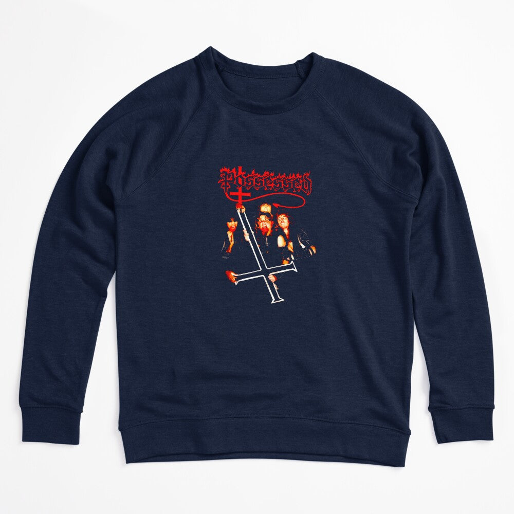 Red Sillhouette Old School Death Metal Band Shirt