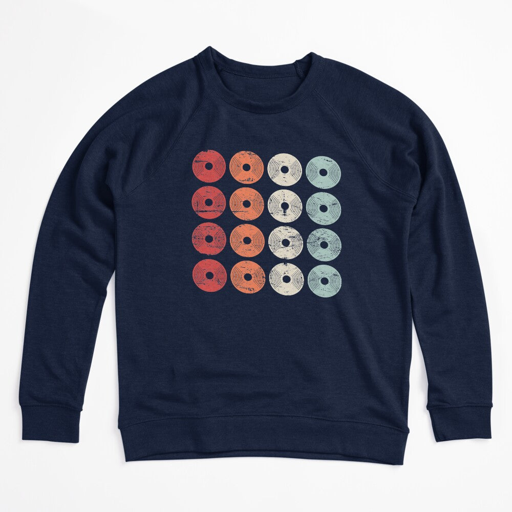Vintage Distressed Vinyl Records Shirt