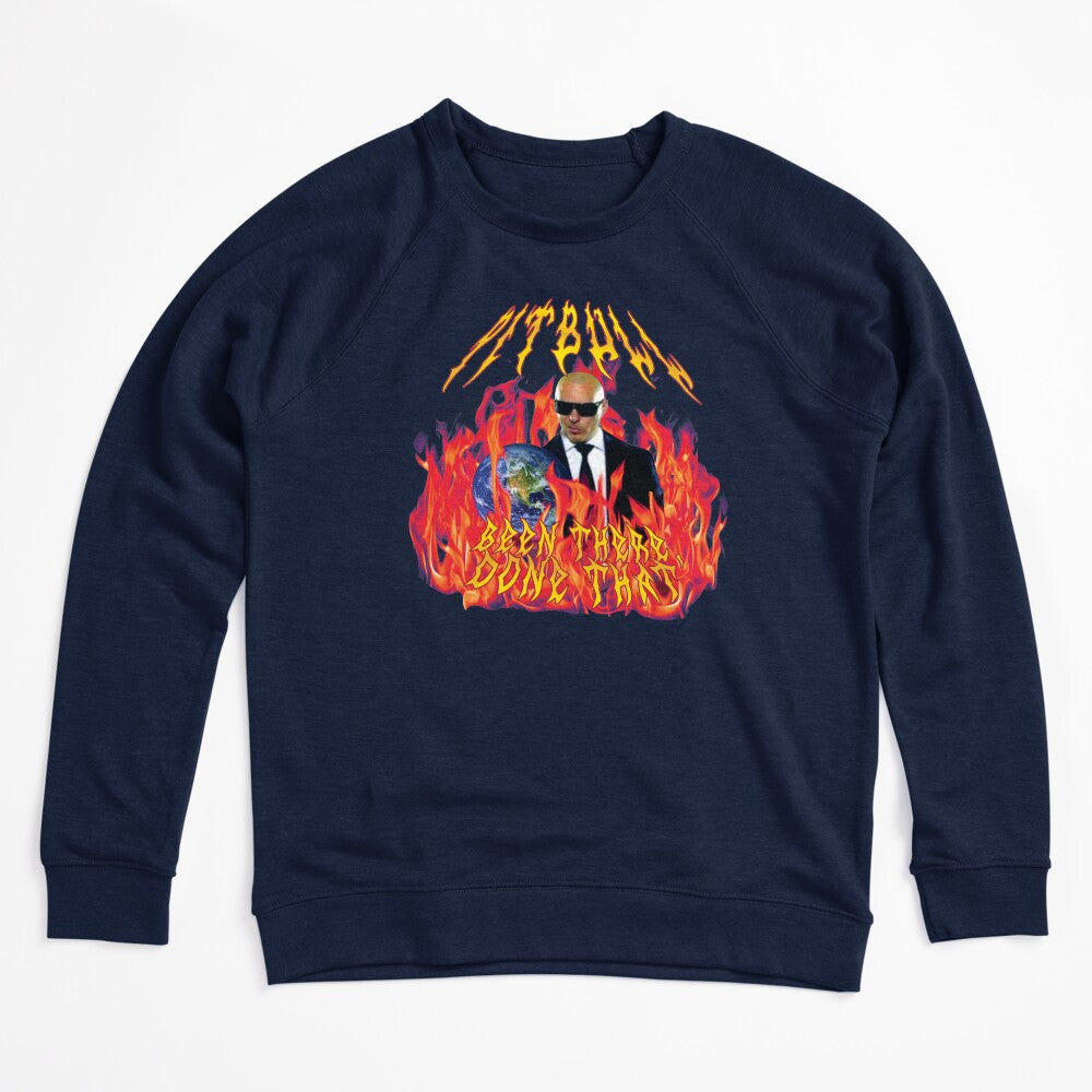 Heavy Metal Pitbull With Flames Shirt