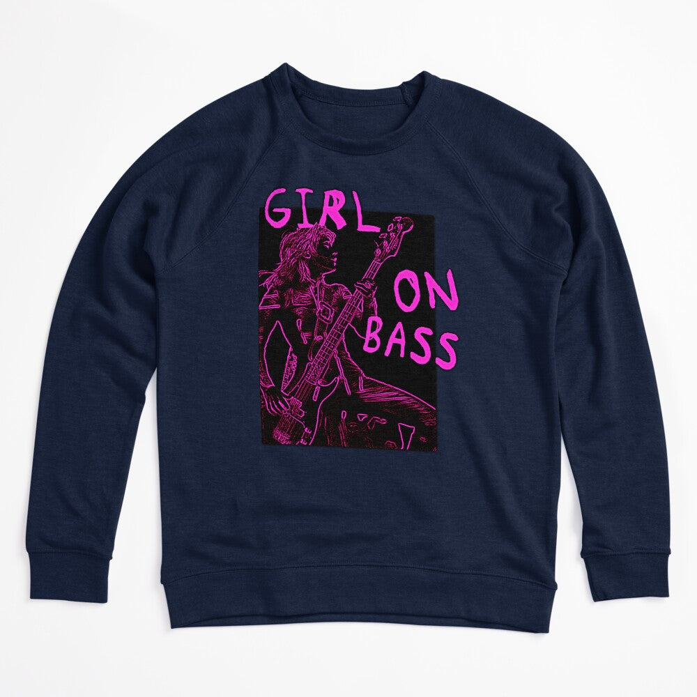 Girl On Bass Shirt