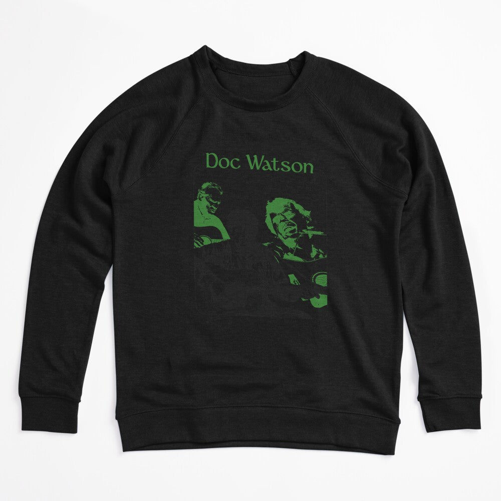 Doc Watson Folk Bluegrass Vintage Portrait Graphic Design Shirt