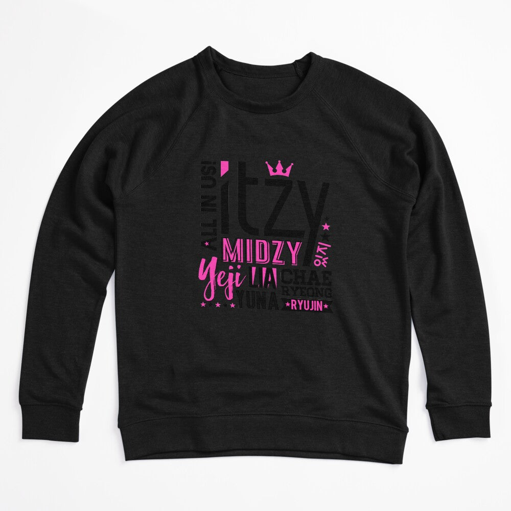 ITZY Font Collage Shirt