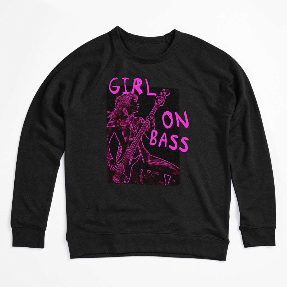 Girl On Bass Shirt