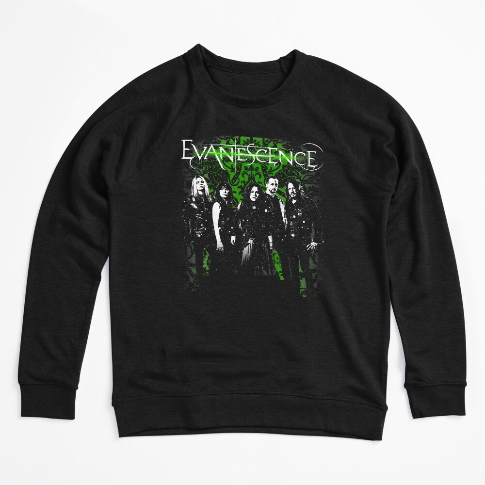 Evanescence Band Photo Green Shirt