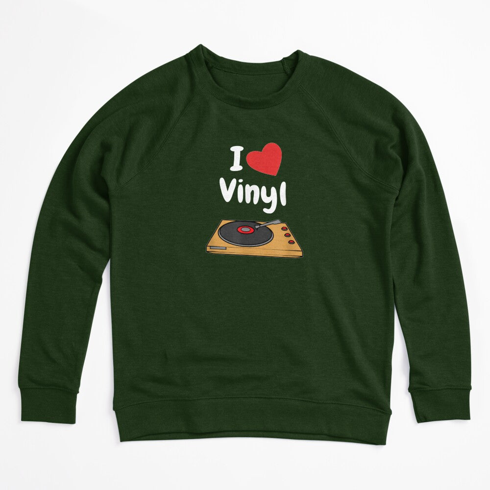 I Heart Vinyl Vinyl Record Collecting Quote Shirt
