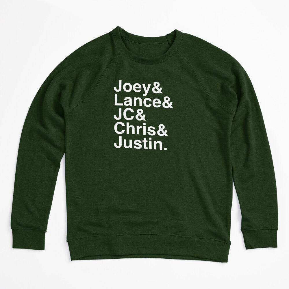 NSYNC Names Helvetica Ampersand Shirt