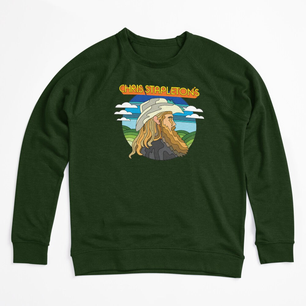 Long Hair Bearded Man Profile Shirt