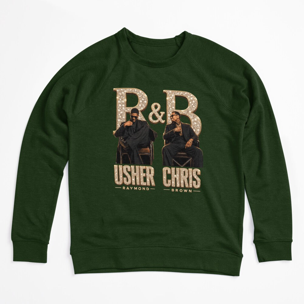 Usher Chris Brown R&B Tour Portrait Shirt