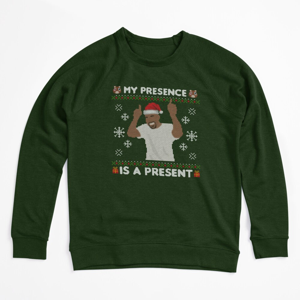 Kanye West Ye Hip Hop Rap Ugly Christmas Sweater My Presence Is A Shirt