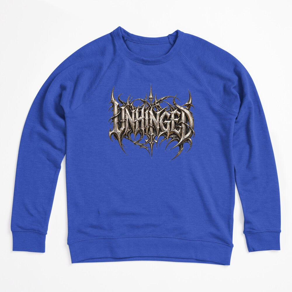Unhinged - Brutal Death Metal Spiky Typography Shirt