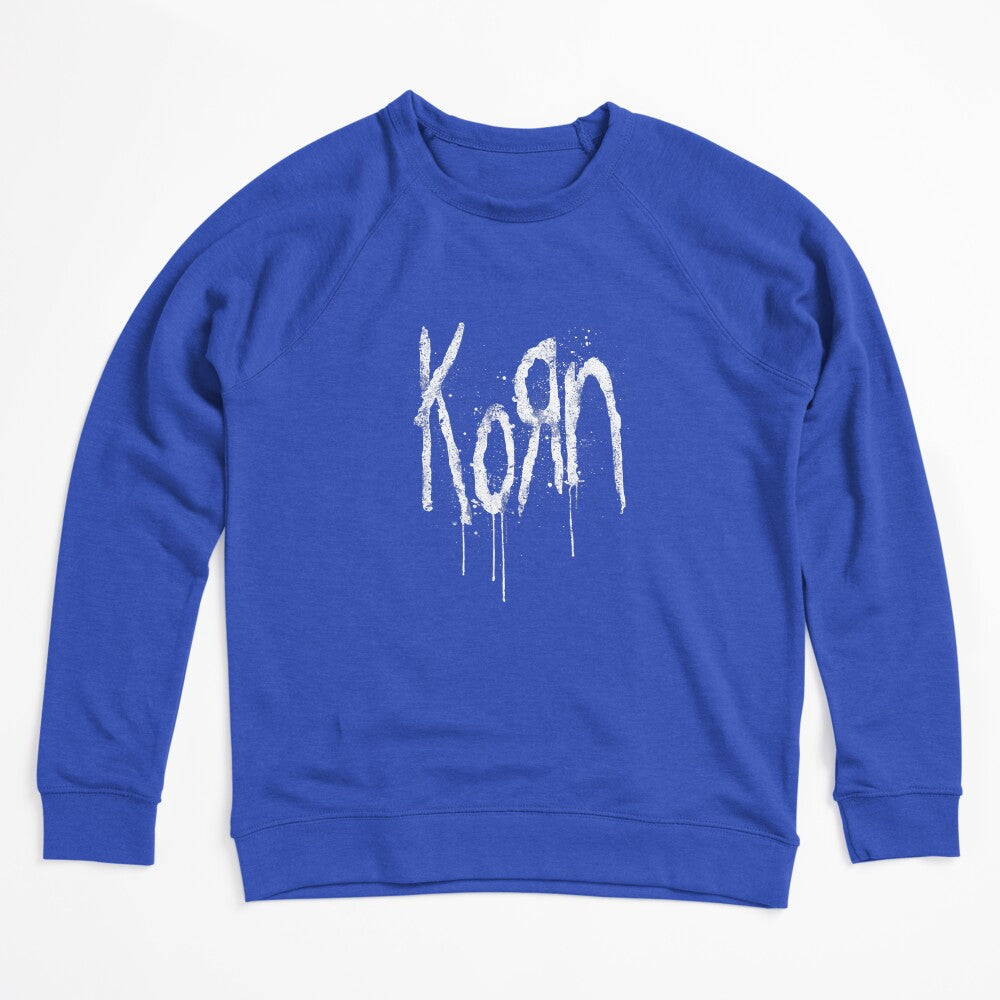 Korn Logo Distressed Rock Band Graphic Design Shirt