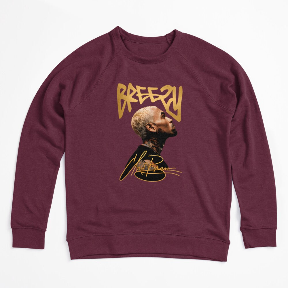 Chris Brown Breezy R&B Portrait Design Shirt