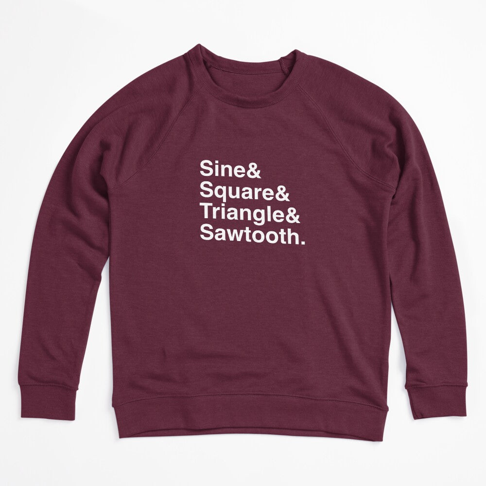 Sound Waveform - Synthesizer Music Ampersand & Text Shirt