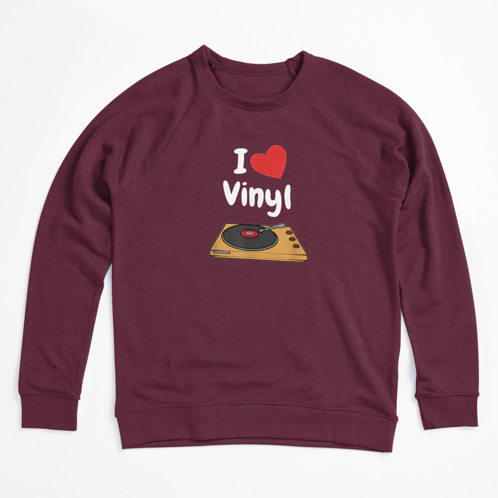I Heart Vinyl Vinyl Record Collecting Quote Shirt