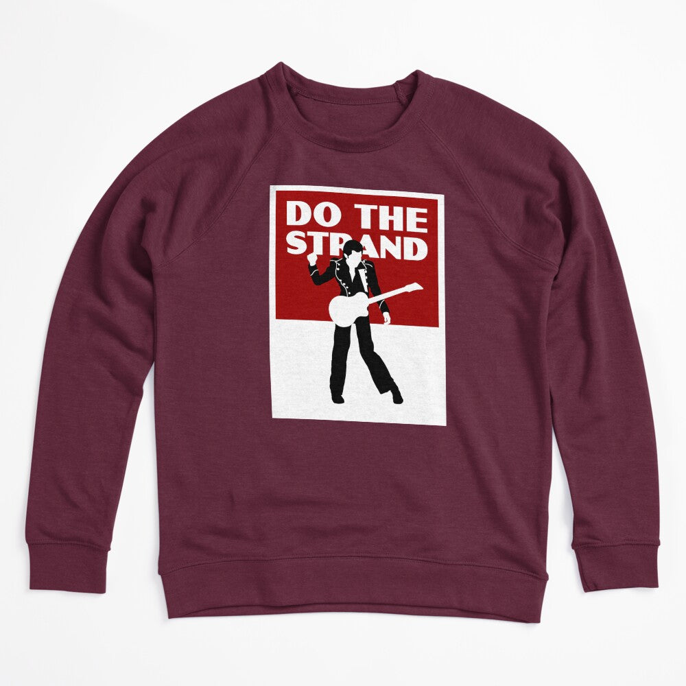 Musician Silhouette Playing Guitar Red Square Shirt