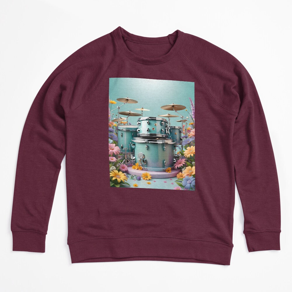 Flowers And Drums Cute Background Shirt