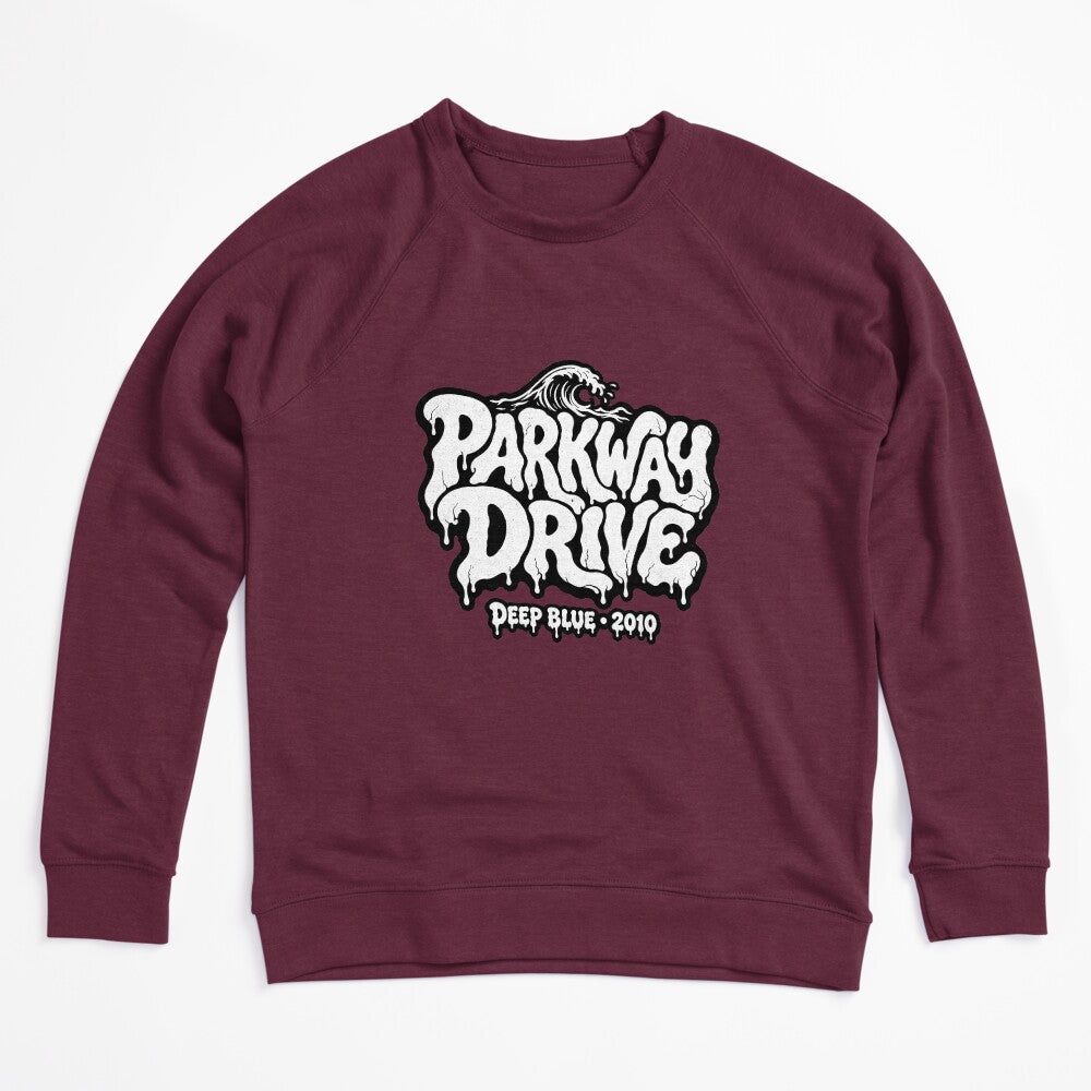 Parkway Drive Deep Blue Hardcore Slime Typography 2010 Shirt