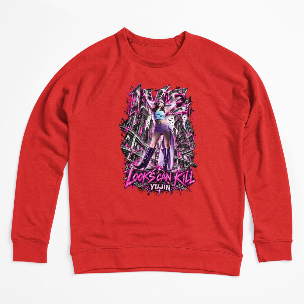 IVE Yujin Looks Can Kill Gothic Pink Visual Shirt