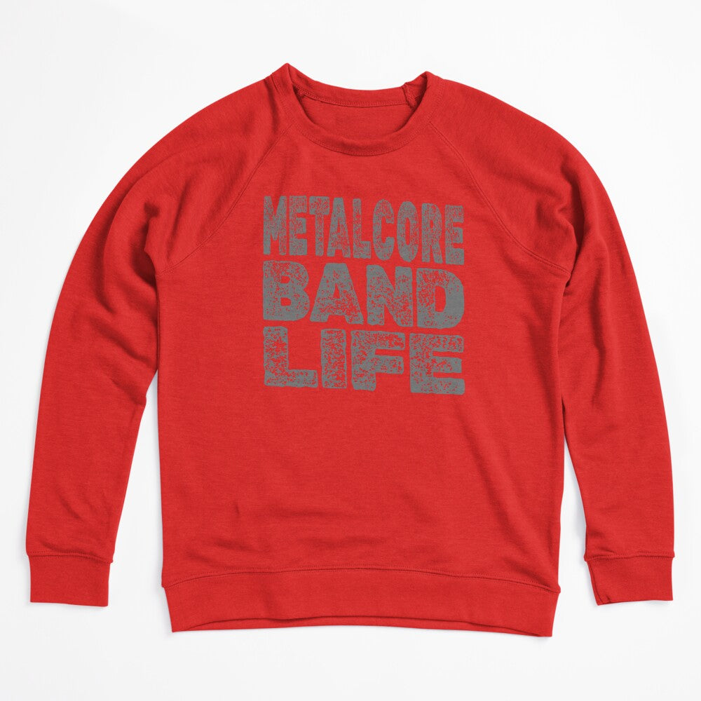 METALCORE BAND LIFE - Bold Grunge Typography Shirt