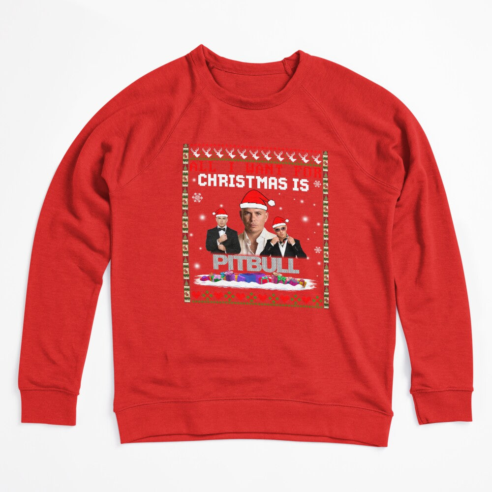 All I Want For Christmas Is Pitbull Shirt