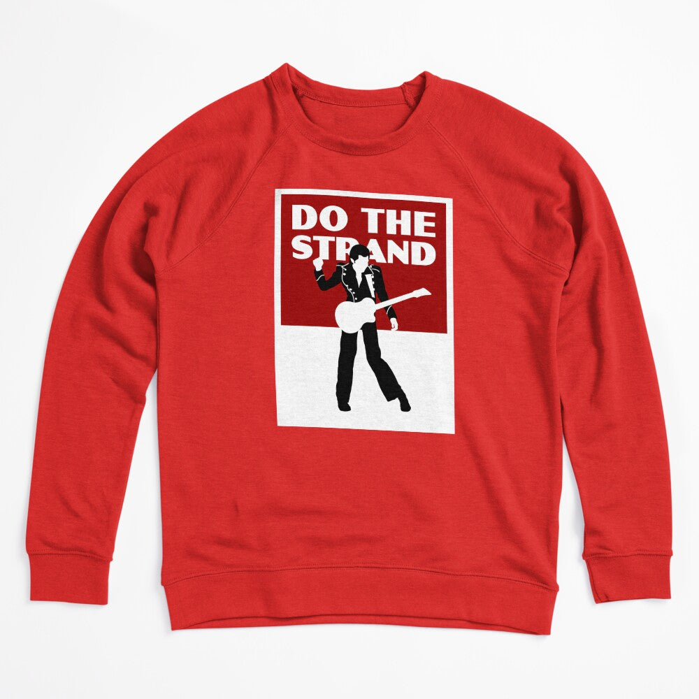 Musician Silhouette Playing Guitar Red Square Shirt