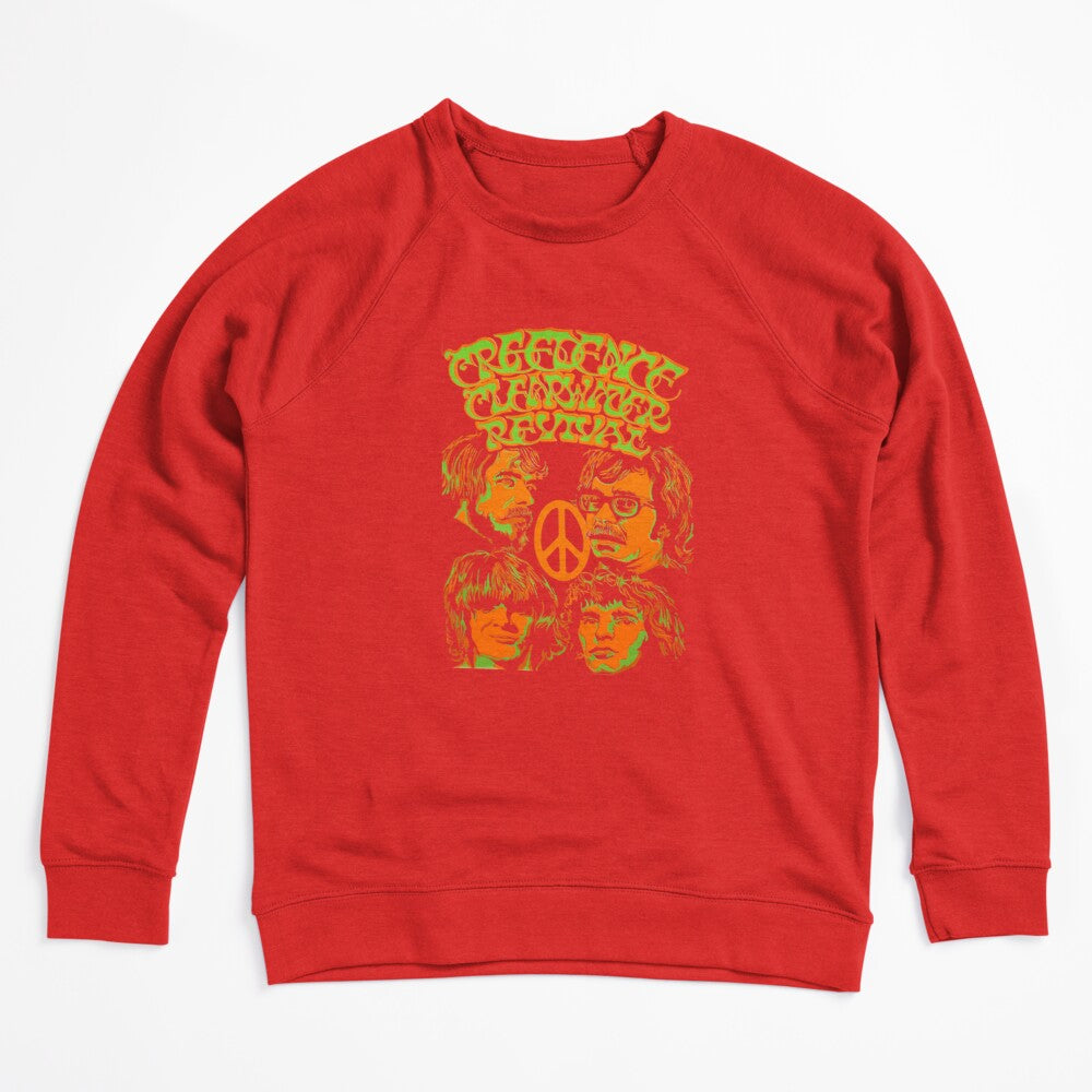Creedence Clearwater Revival Psychedelic Peace Design Shirt