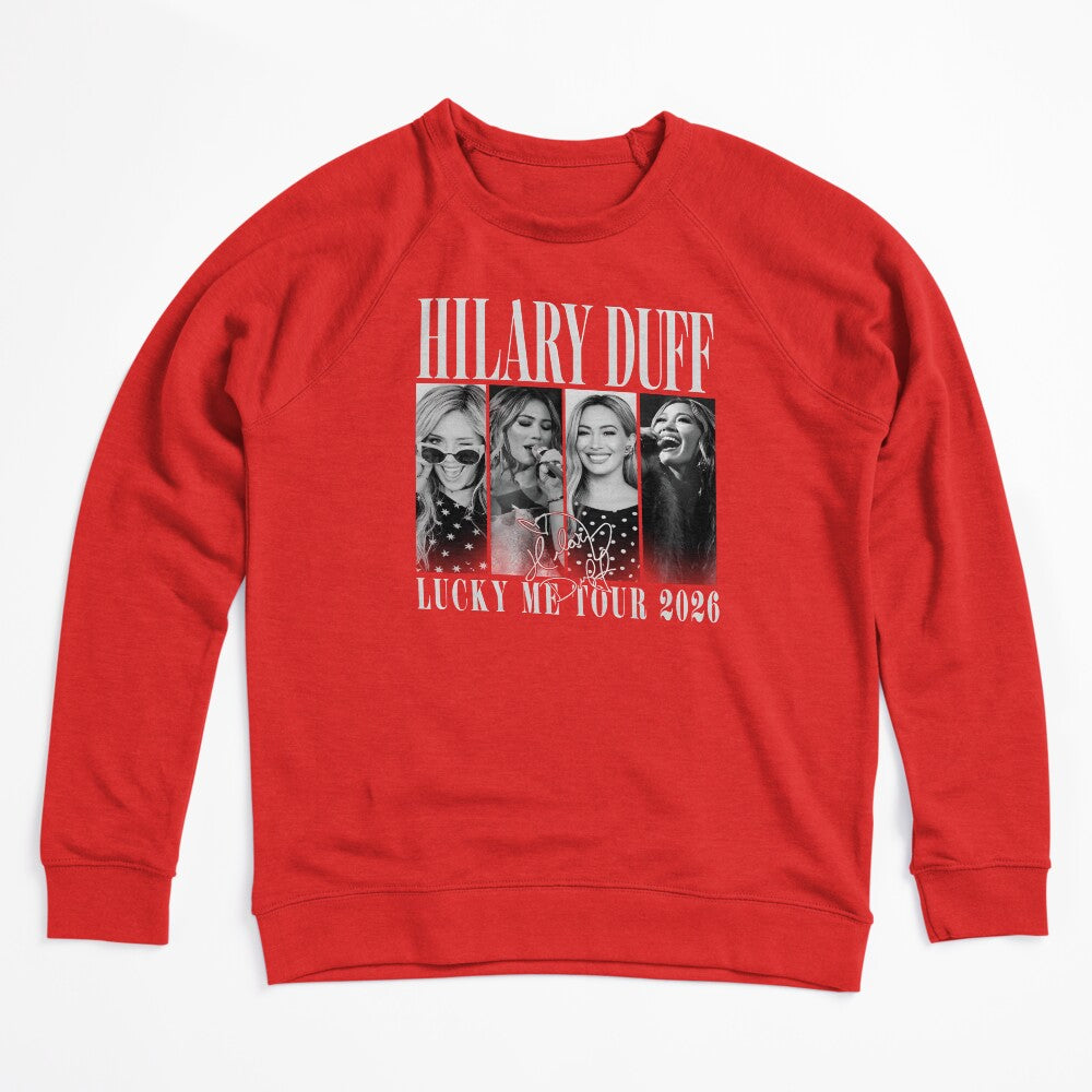 Hilary Duff Lucky Me Tour 2026 Vintage Concert Graphic Pop Star Fan Shirt