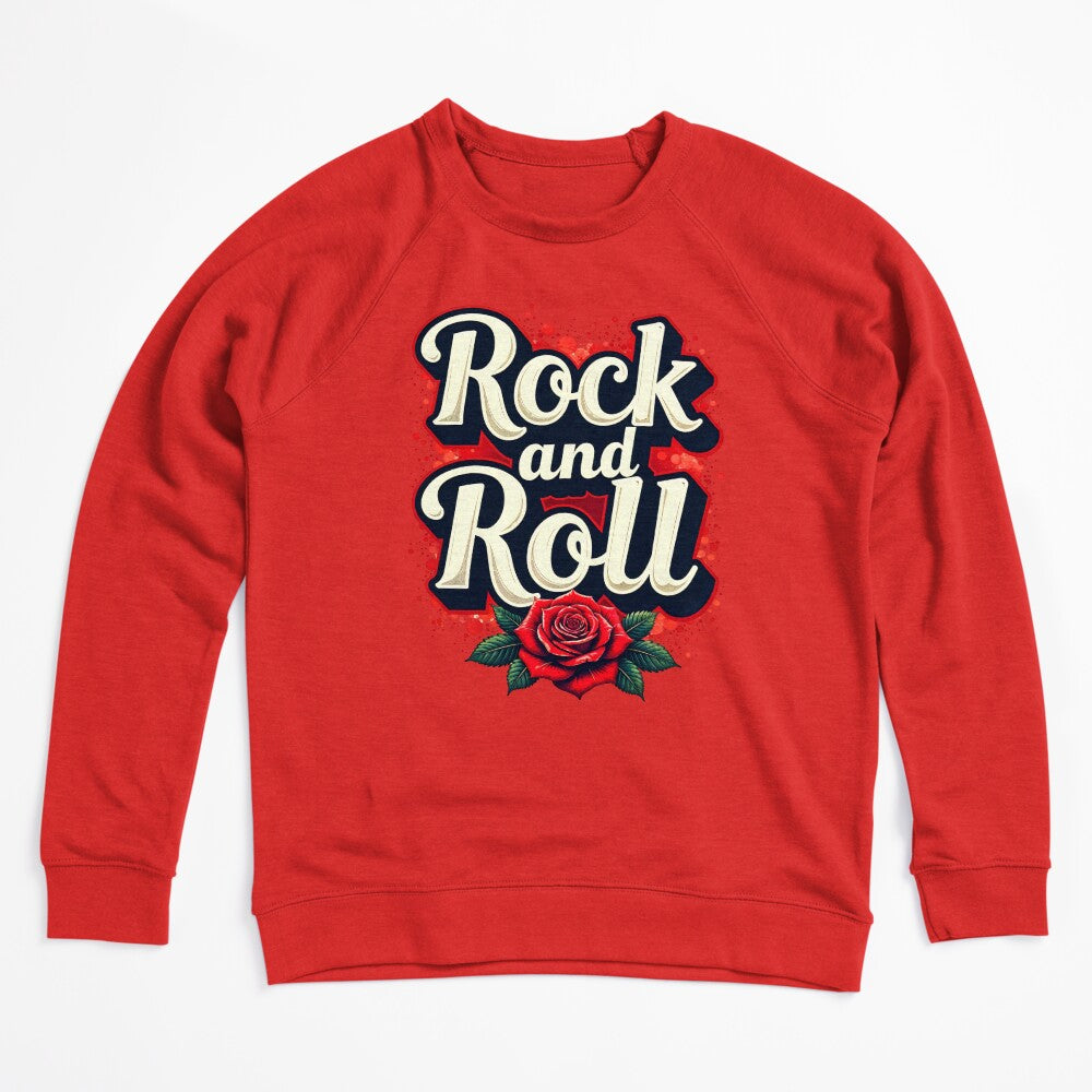 Rock And Roll Rose Design Shirt