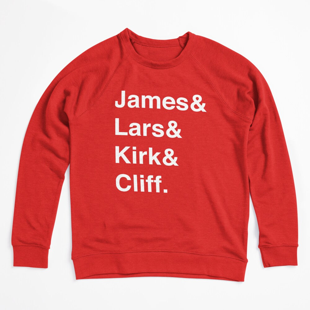 Metallica - Helvetica - James Lars Kirk Cliff Shirt