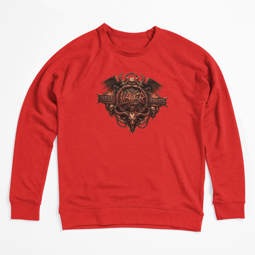 Slayer Gothic Skull Heavy Metal Crest Shirt