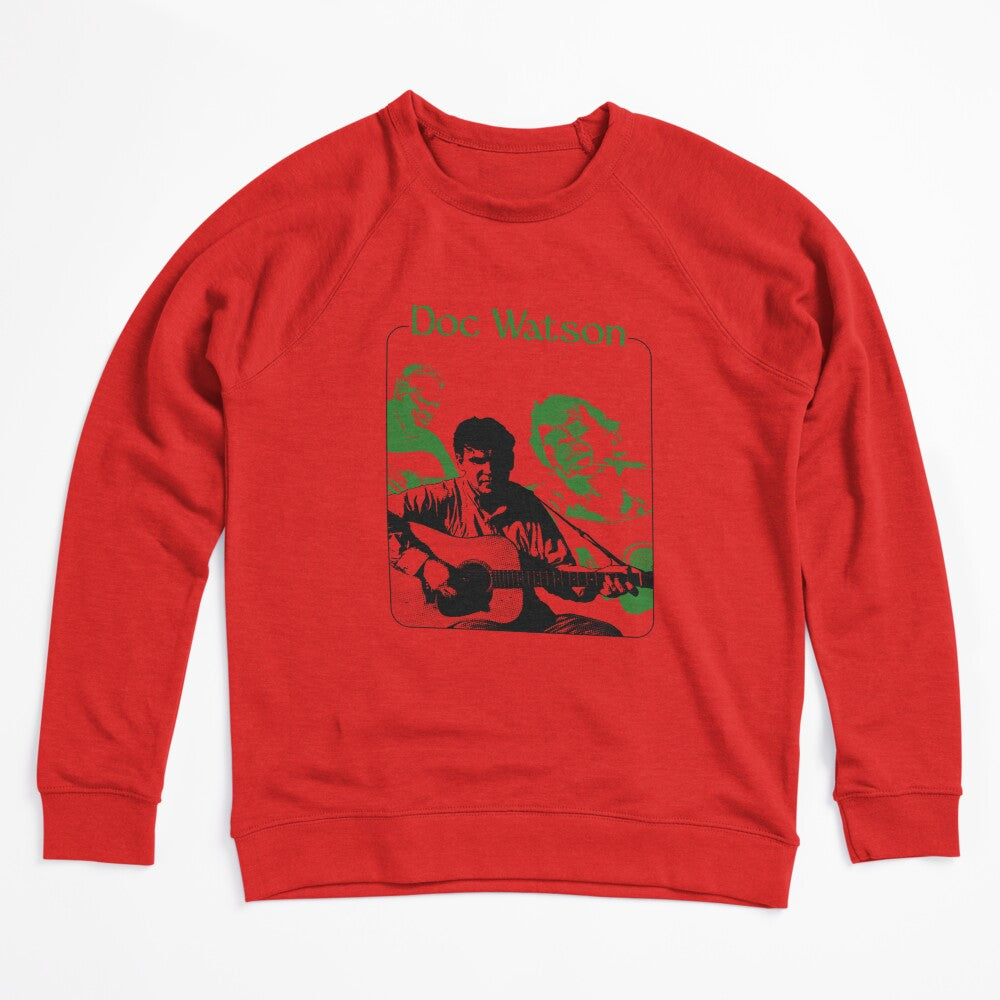 Doc Watson Folk Bluegrass Vintage Portrait Graphic Design Shirt
