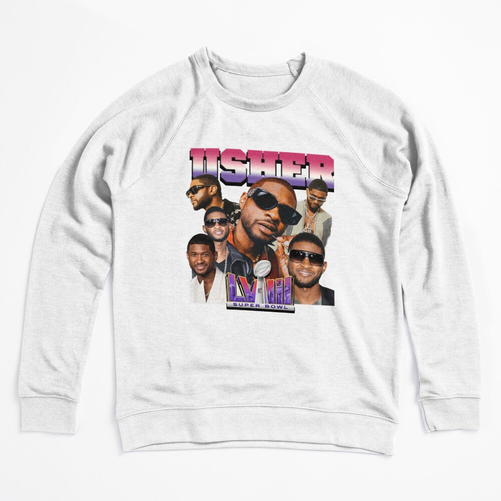 Usher Retro R&B Superstar Collage Design Shirt