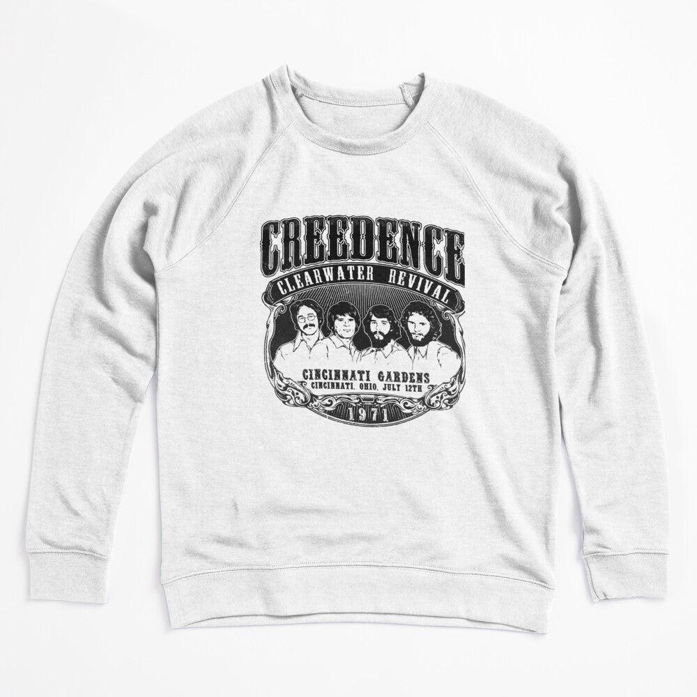 Mens Retro Creedence Clearwater Revival 1971 Brown Shirt