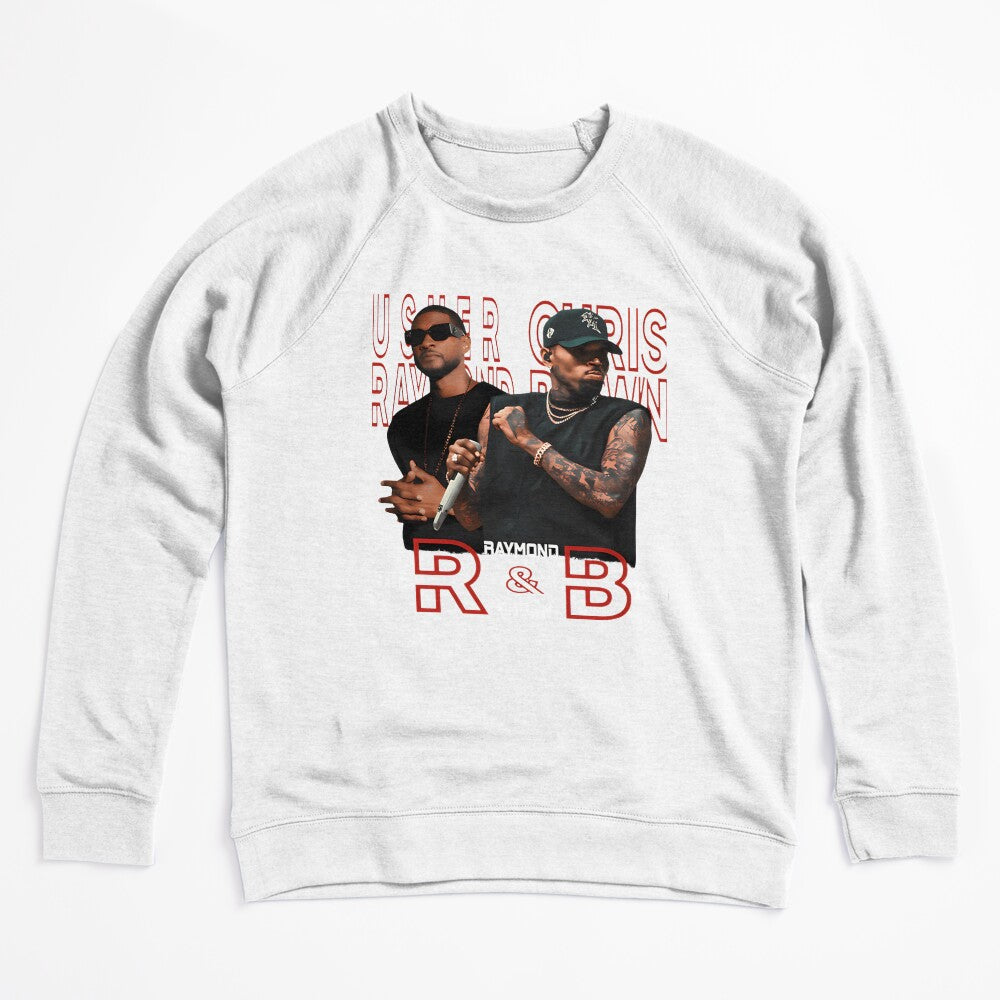 Usher And Chris Brown R&B Tour Inspired Graphic Design Shirt