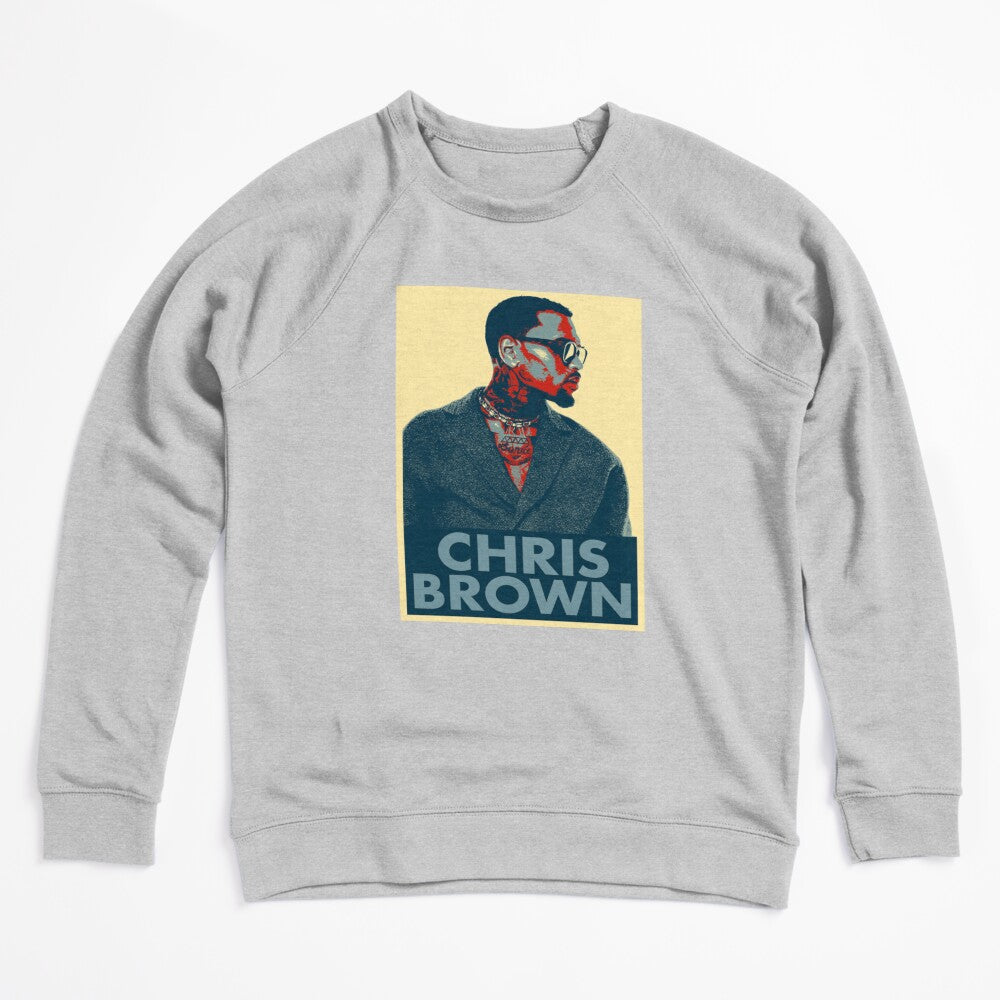 Chris Brown Colorful Pop Art Portrait Design Shirt
