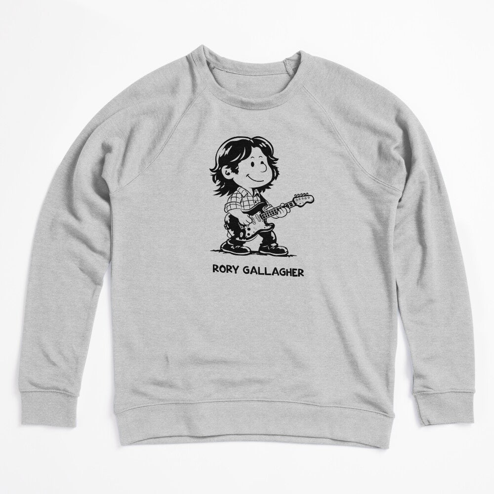 Rory Gallagher Cartoon Vintage Guitar Legend Illustration Shirt