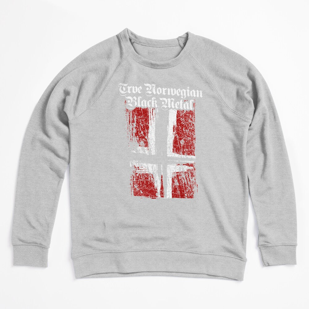 Trve True Norwegian Black Metal - Norwegian Satanic Flag Shirt