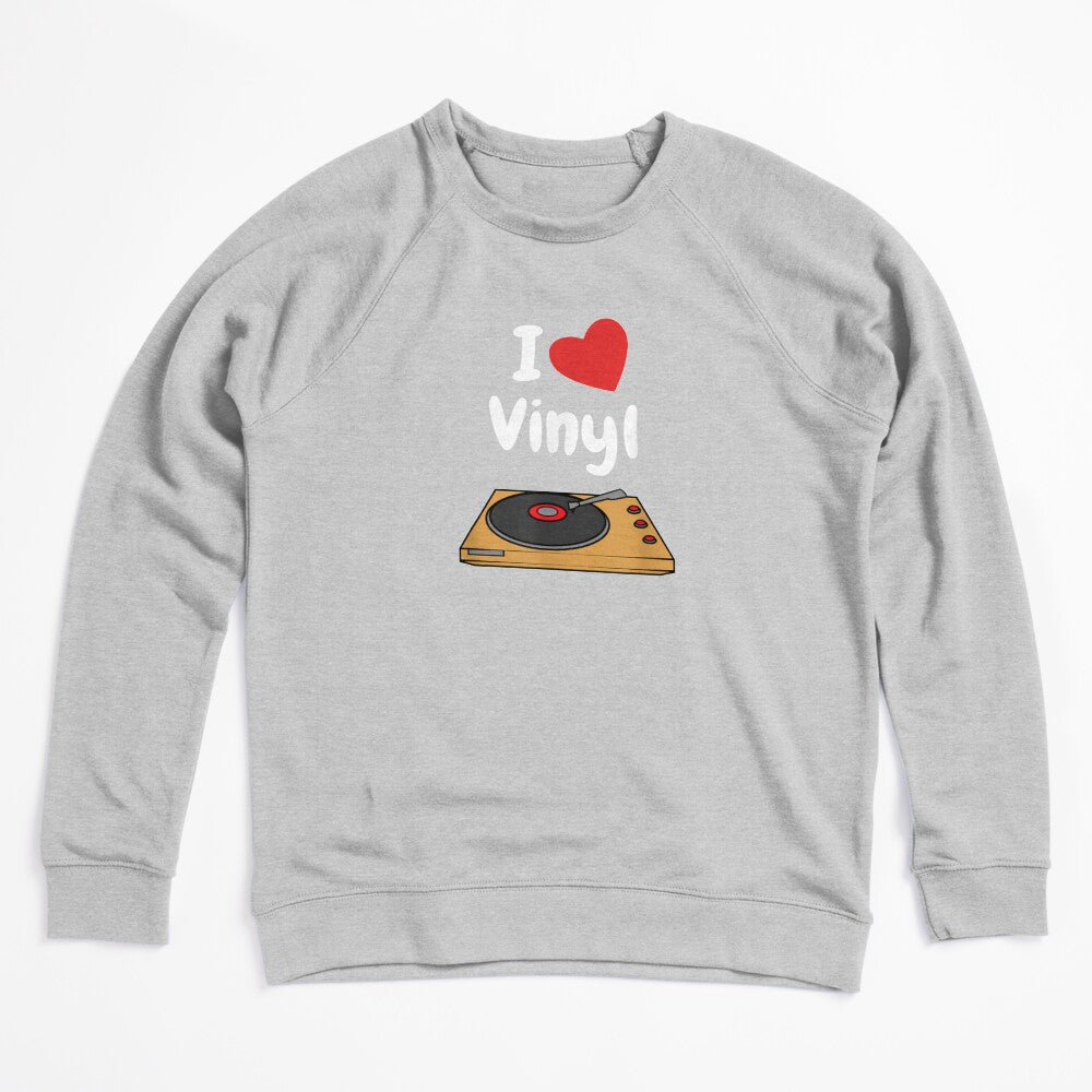 I Heart Vinyl Vinyl Record Collecting Quote Shirt
