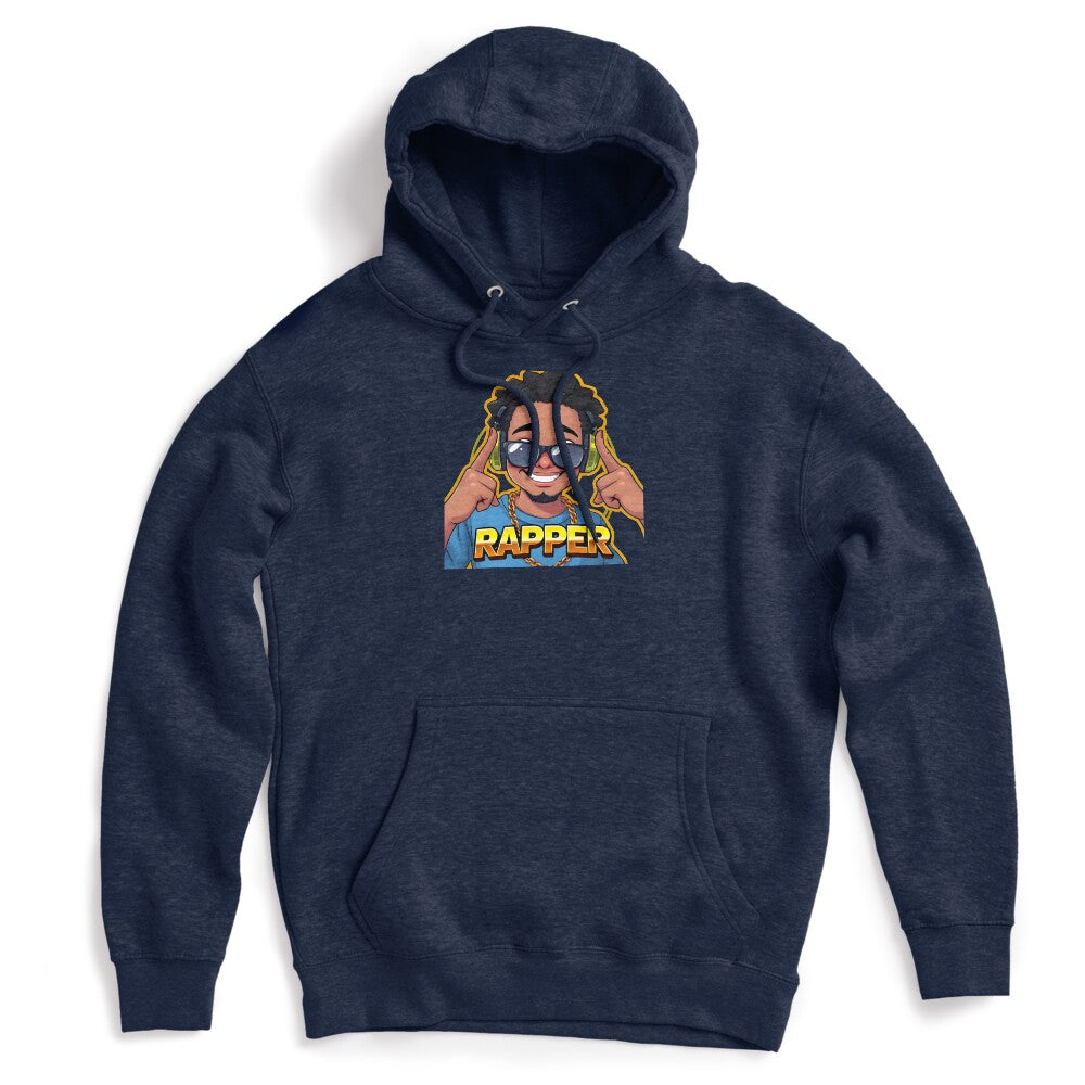 Cool Rapper Cartoon Logo Hip-Hop Digital Art Shirt