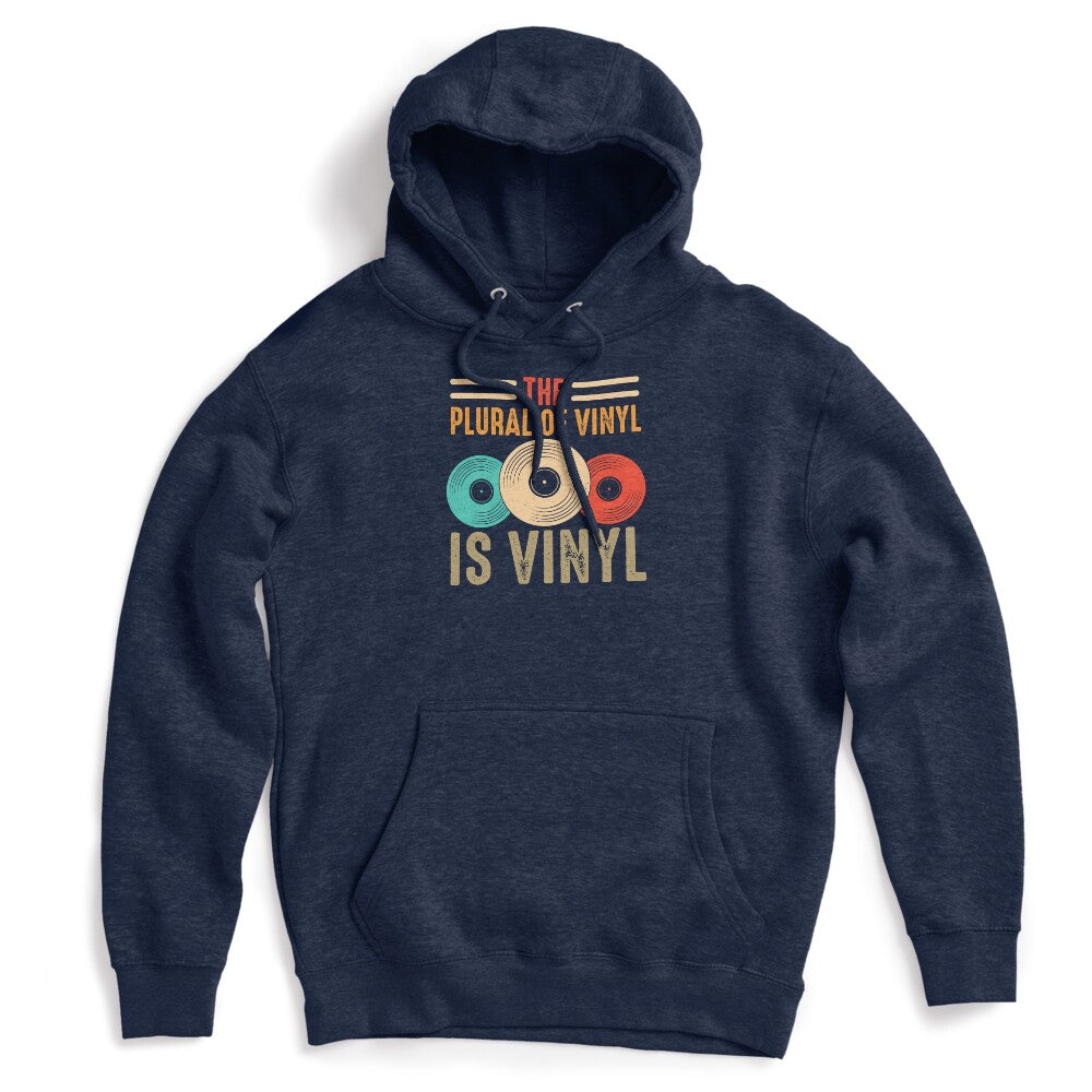 The Plural Of Vinyl Is Vinyl Retro Record Collector Humor Shirt