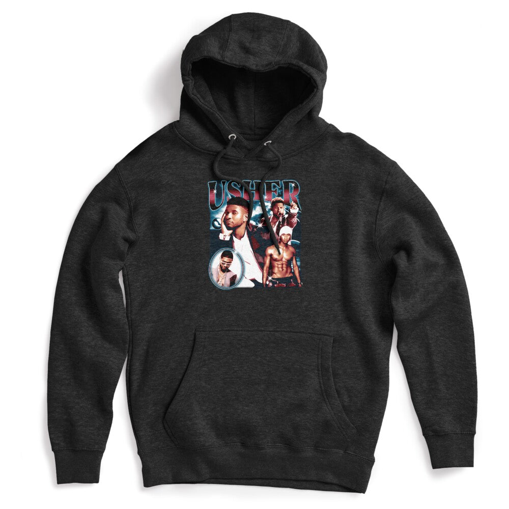 Usher 90s R&B Superstar Collage Design Shirt