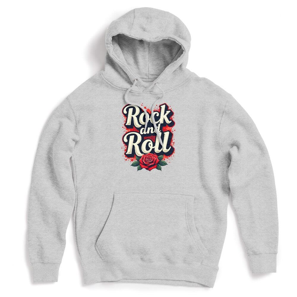 Rock And Roll Rose Design Shirt