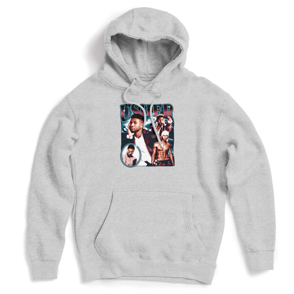 Usher 90s R&B Superstar Collage Design Shirt