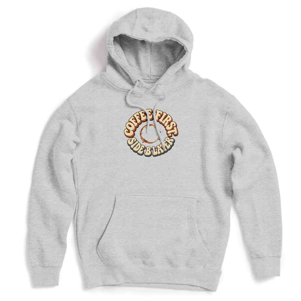 Coffee First Side B Later Retro Vinyl And Coffee Shirt