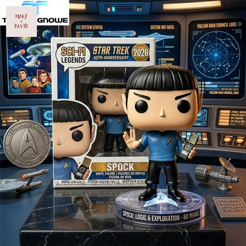 Star Trek 60Th Anniversary Spock Pop Figure Doll