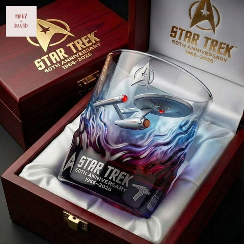 Star Trek 60th Anniversary Whiskey Glass